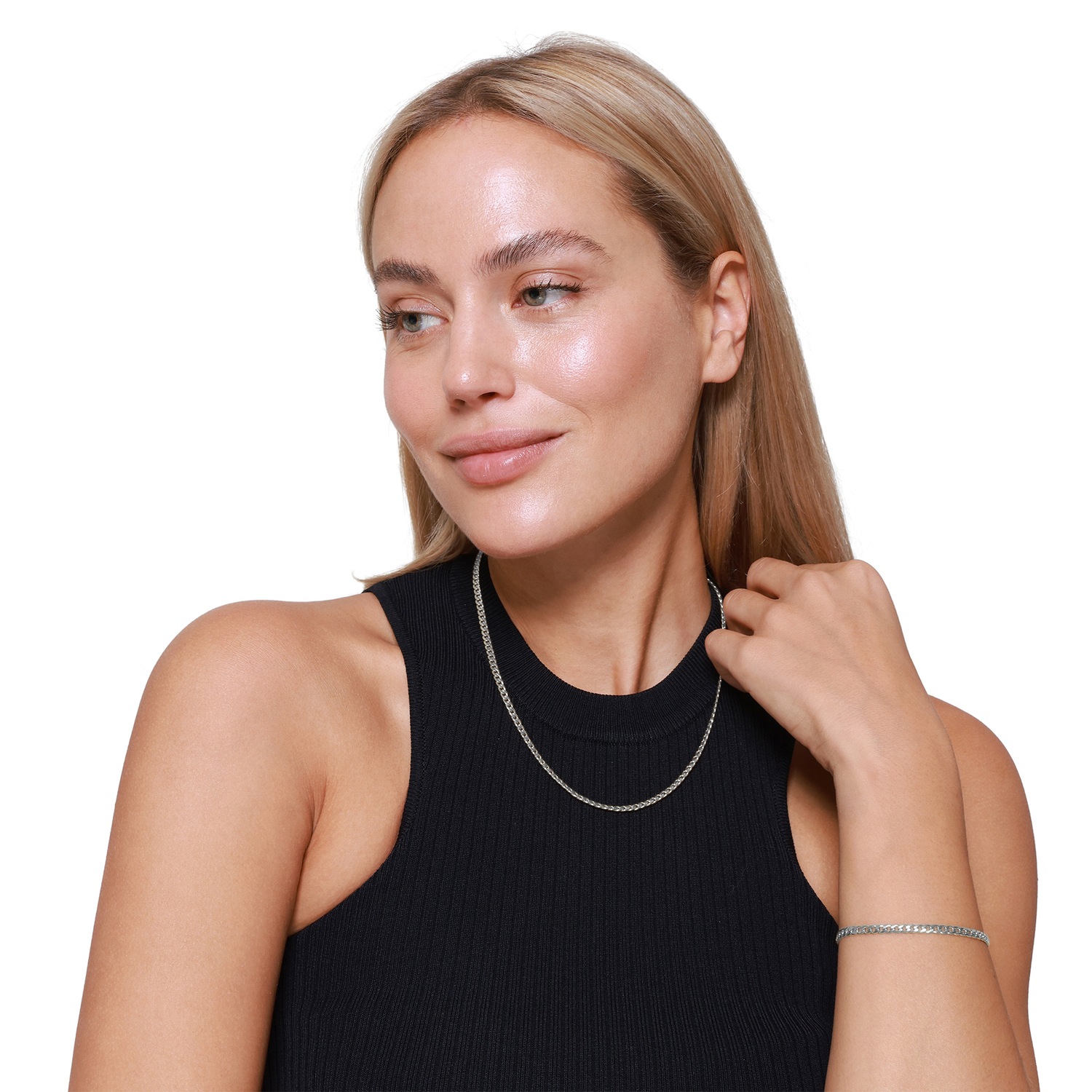 Set di gioielli Heideman Luana, colore argento lucido