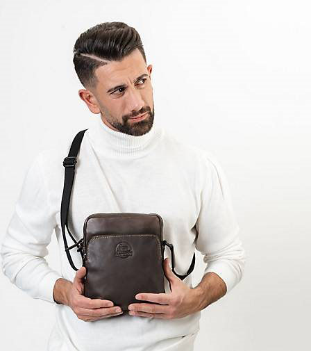 FARMHOOD Nashville Umhängetasche Leder 22 cm