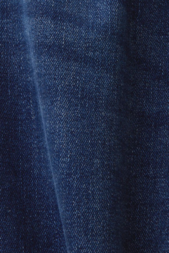 Recycelt: Bootcut-Jeans mit hohem Bund