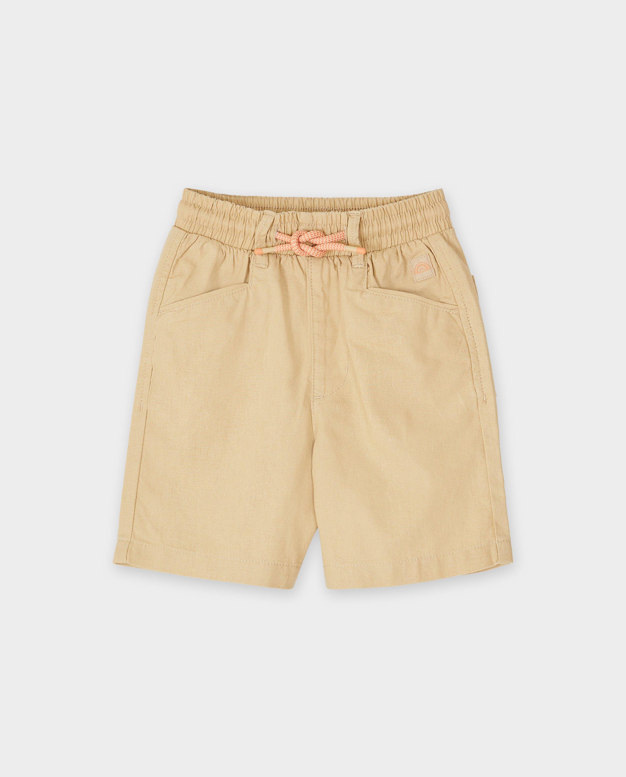 Maya Brown shorts, lös passform ljusbrun