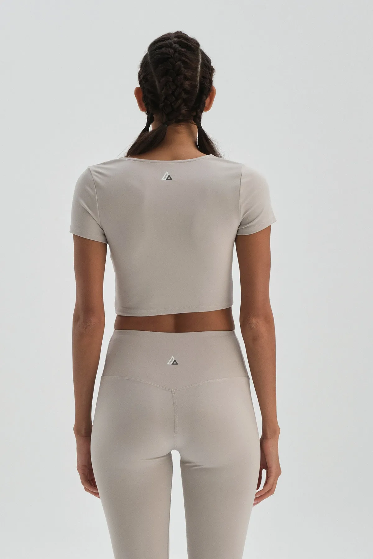 Dagi  Sport T-Shirt - Grau - Figurbetont