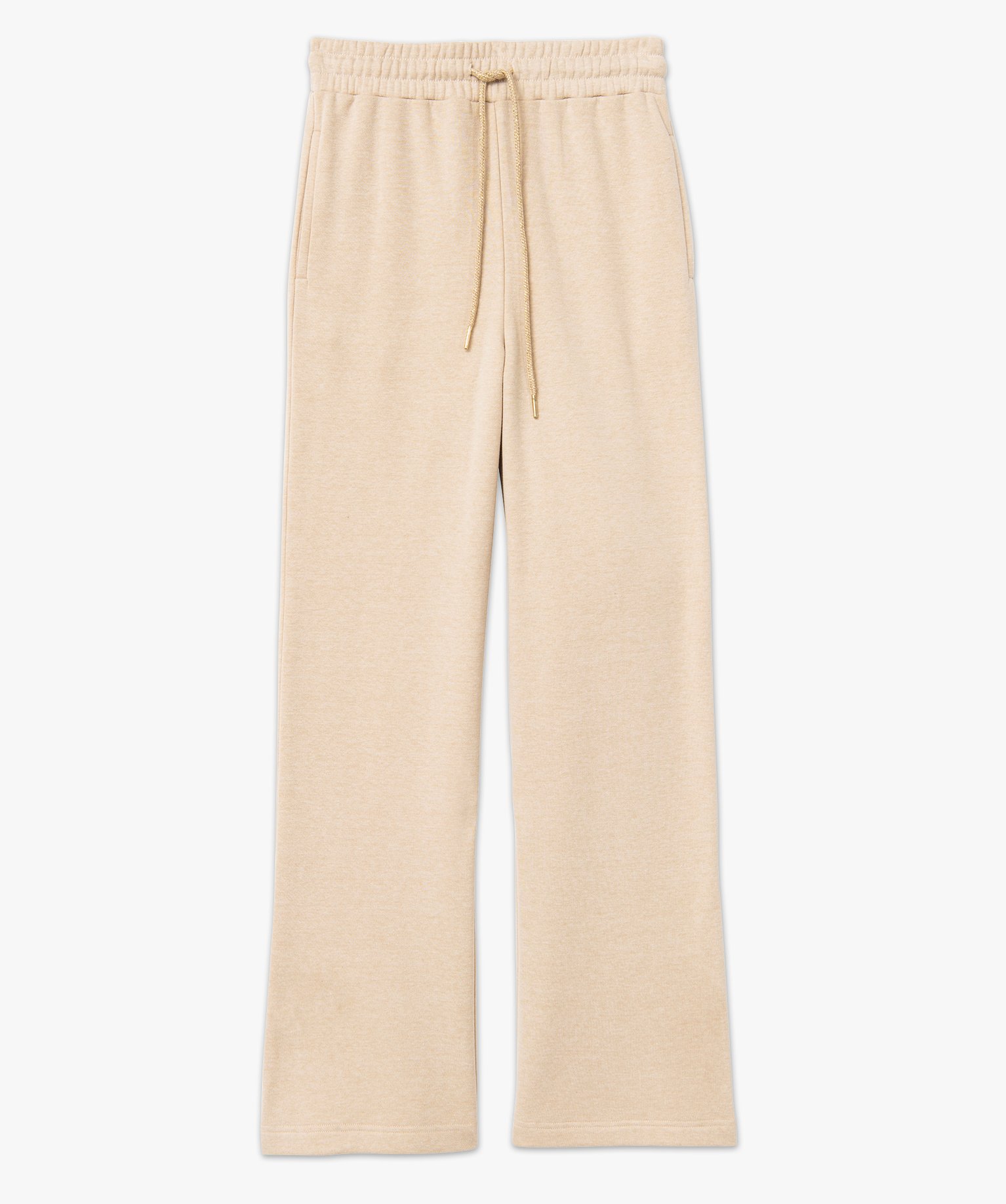 Pantalon de jogging coupe flare femme camel | GEMO