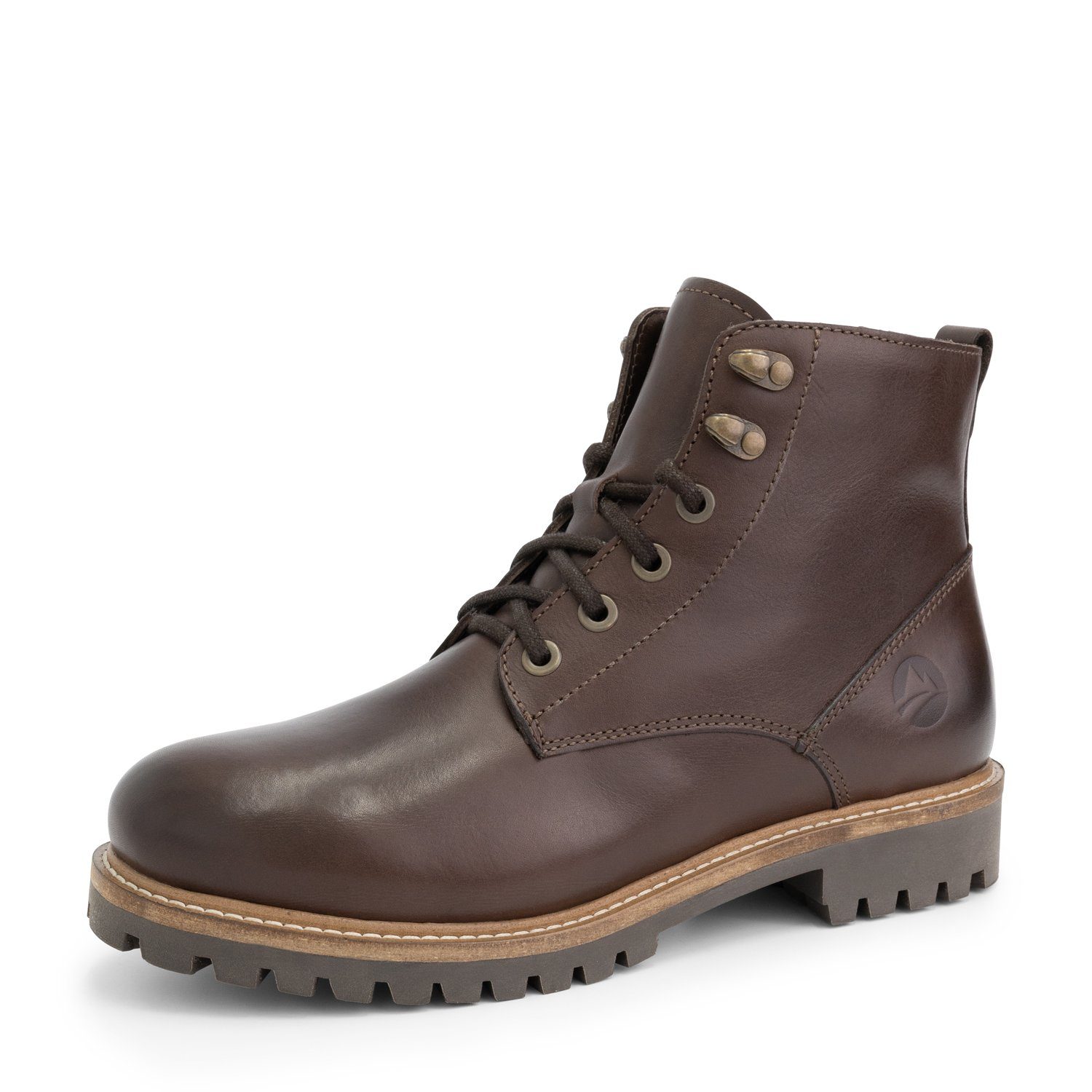 Travelin' Stalon Men Schnürschuh (Schnürsenkel und Reißverschluss) echtes leder