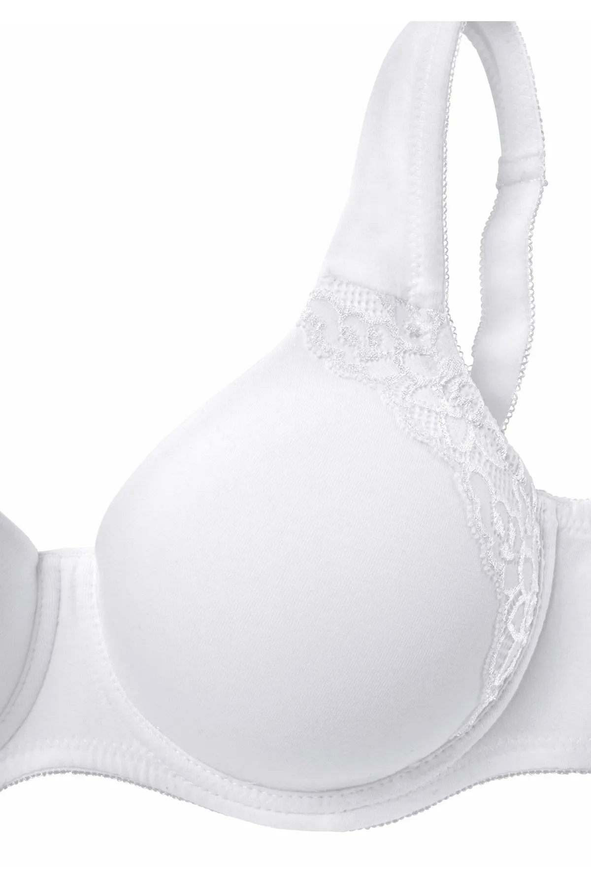 PETITE FLEUR  BH - Weiß - Unifarben