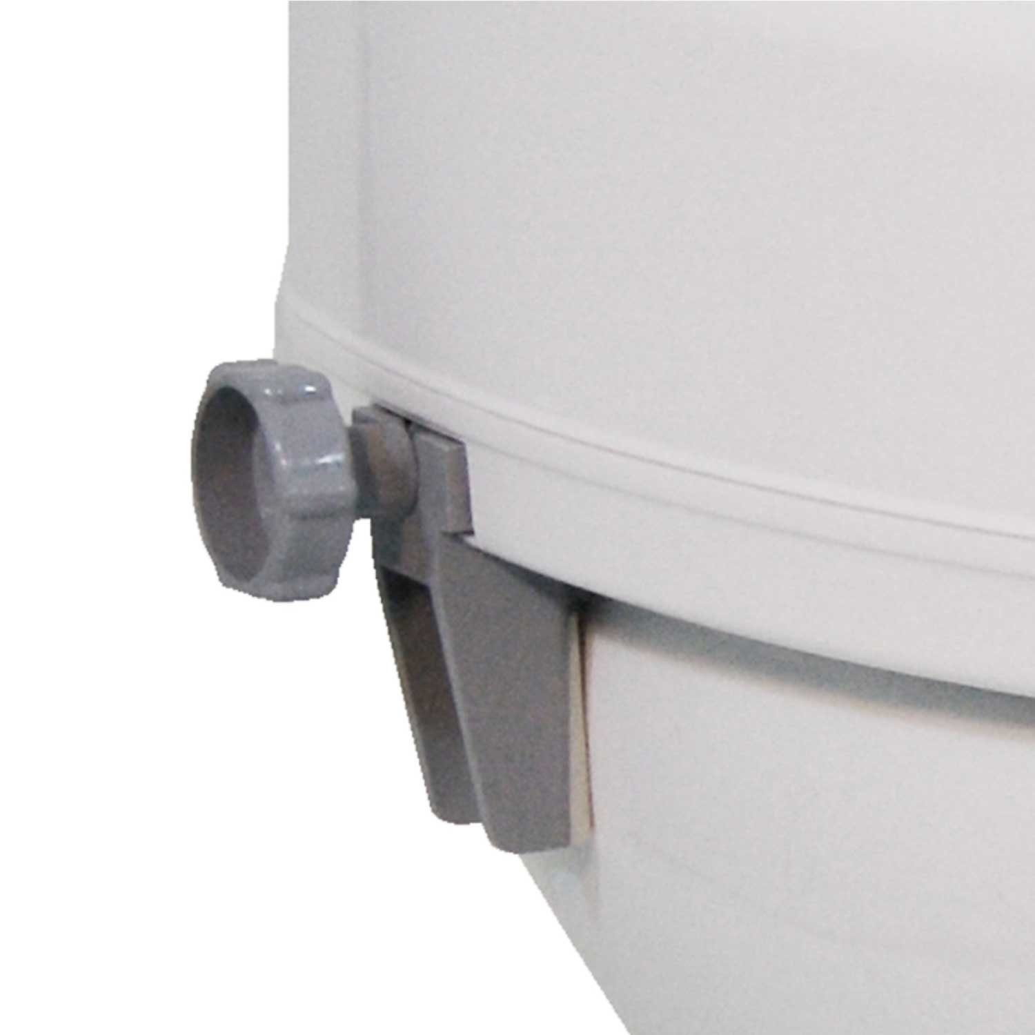 Drive Medical Toilettensitzerhöhung Ticco 2G Toilettensitzerhöhung mit Deckel, 10 cm