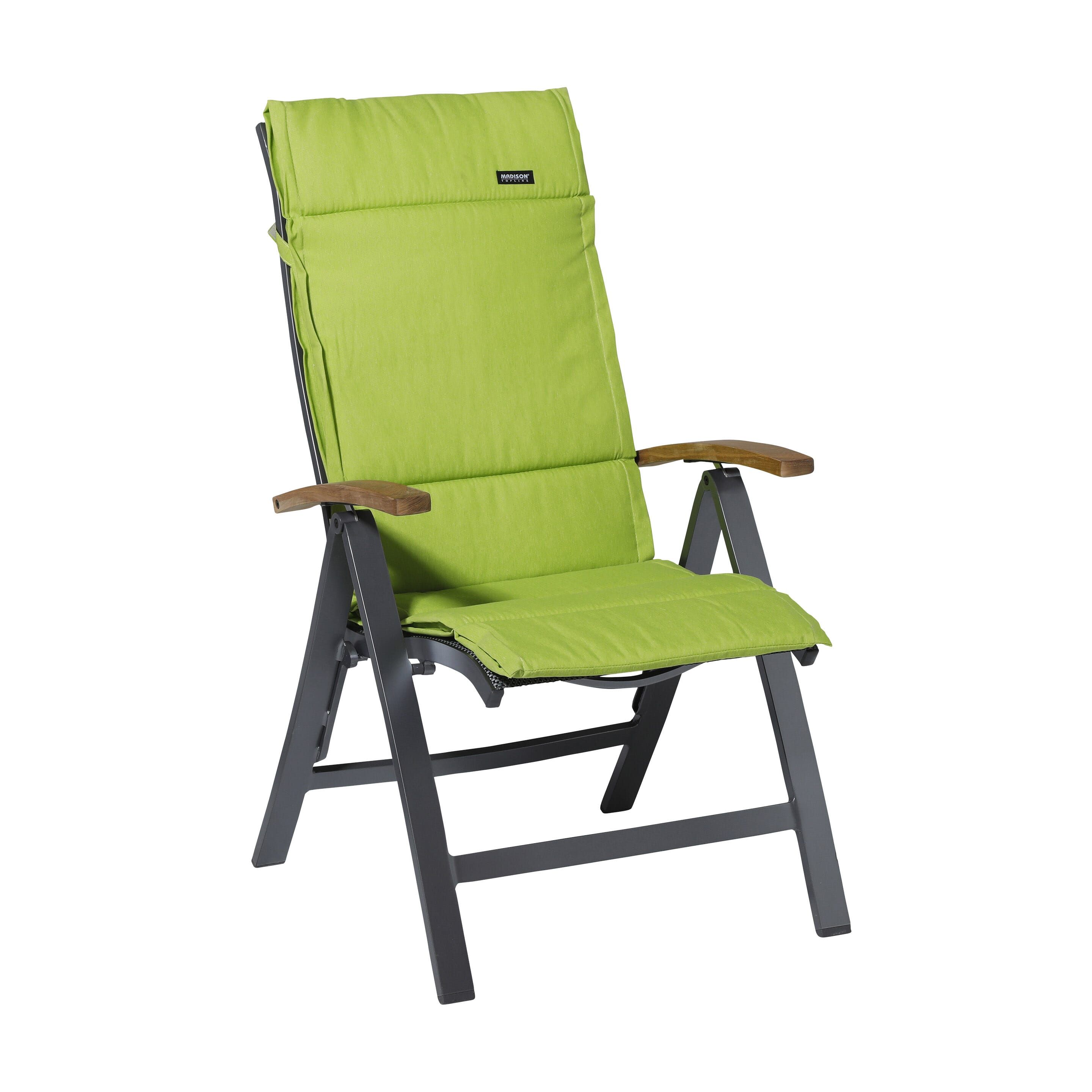 Madison Panama Lime 125 x 50 Gartenkissen mit hoher Rückenlehne