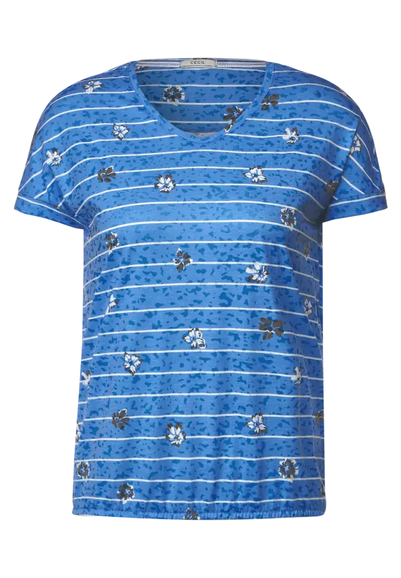CECIL Burn Out T-Shirt mit Print
