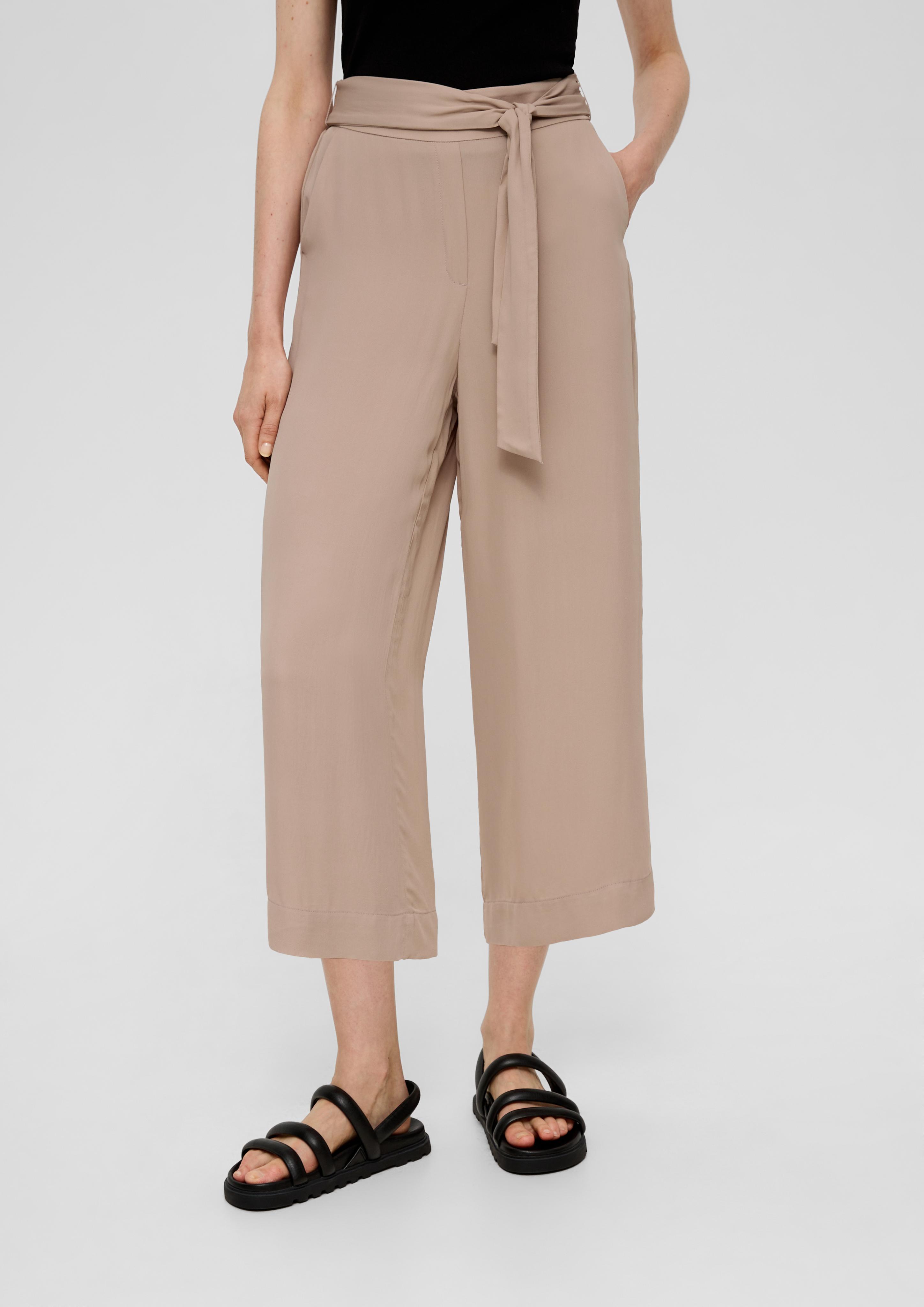 Wide Leg: Culotte aus reiner Viskose  2137643-8166