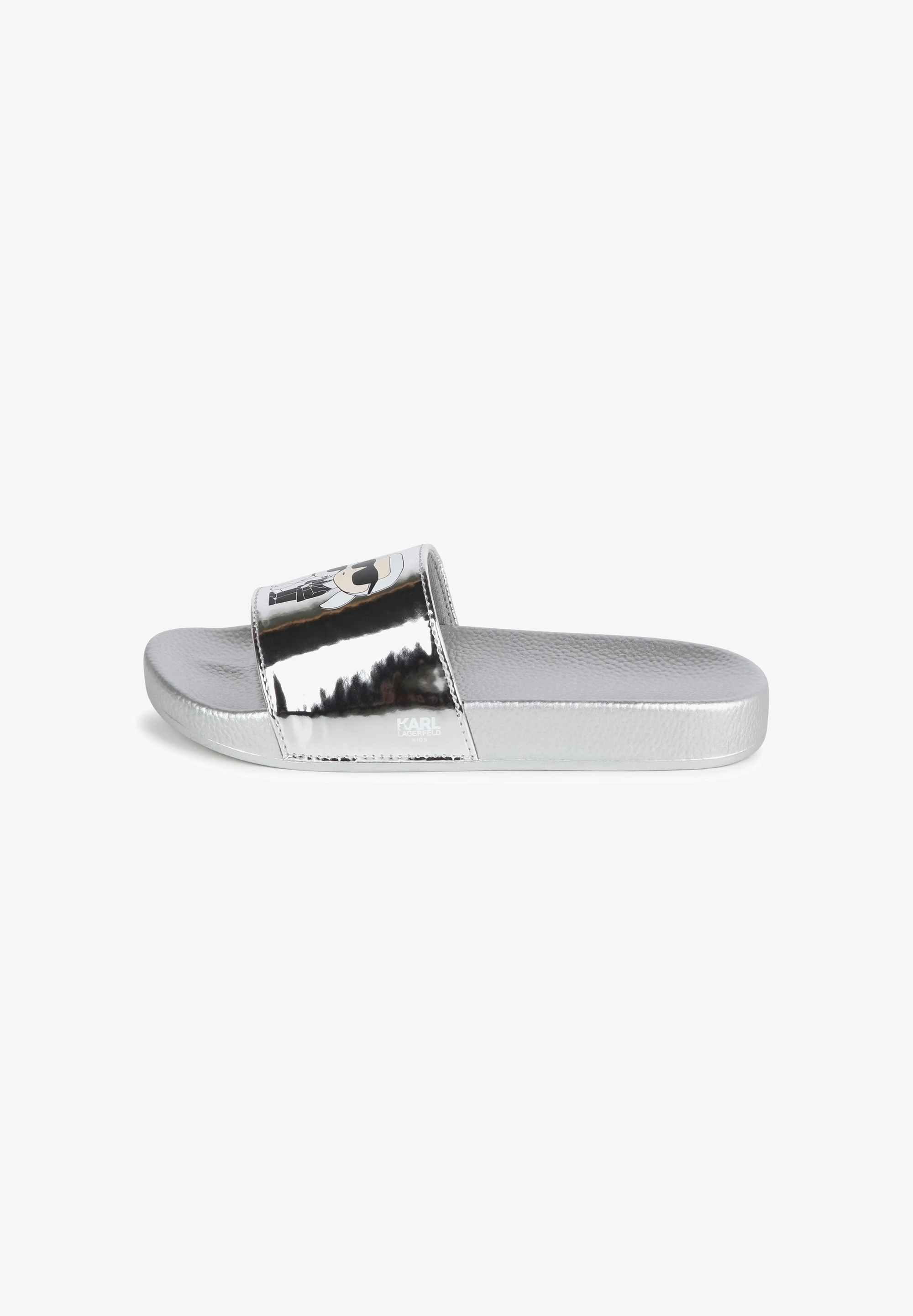 KARL LAGERFELD KIDS AQUA SLIDES UNISEX - Pantuflas