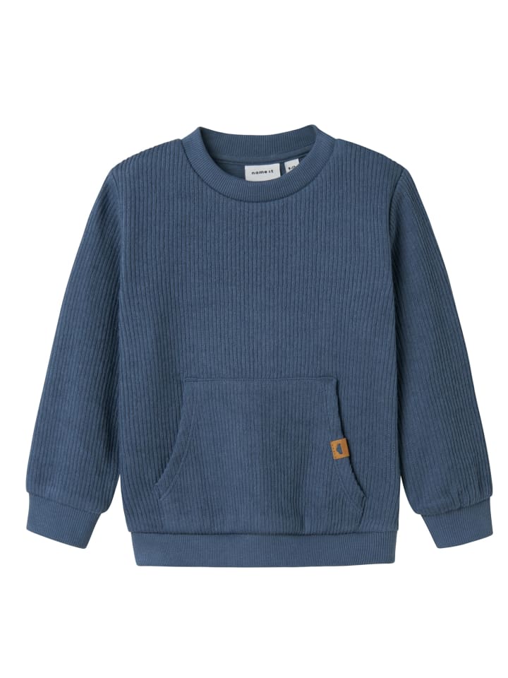 name it Baby Strickpullover in Blau günstig kaufen 74