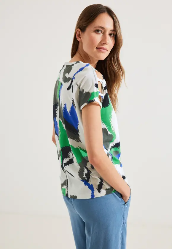 CECIL Shirt mit Schulterdetail