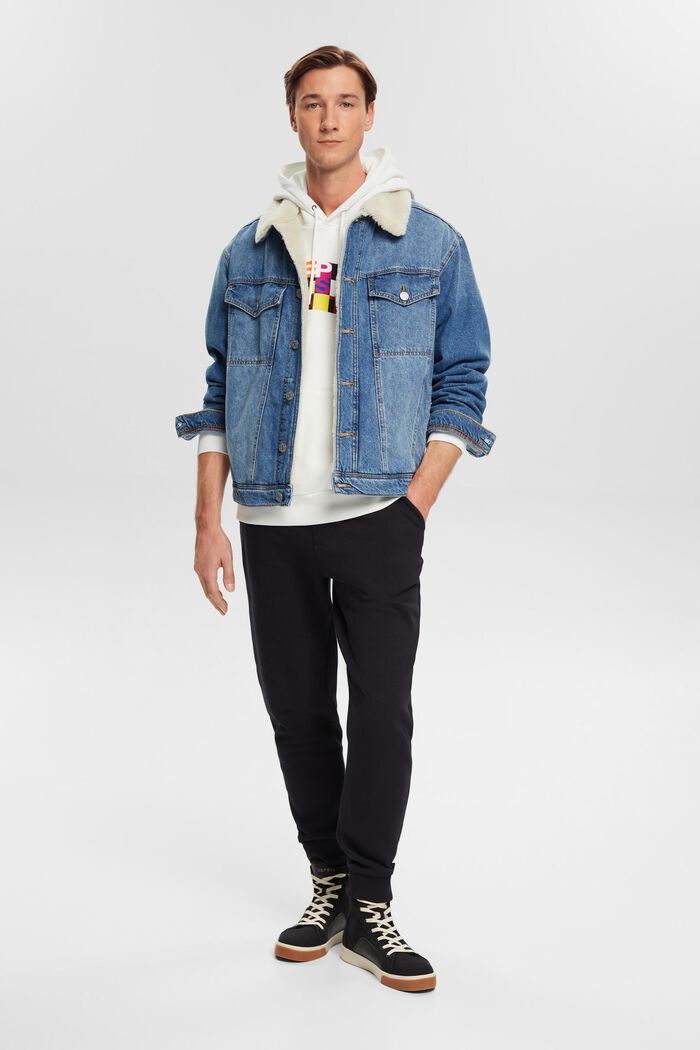 Hoodie mit Logoprint