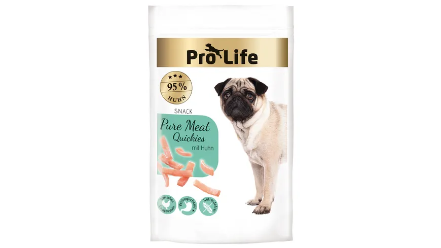 Pro Life Hundesnack Pure Meat Quickies mit Huhn 80 g