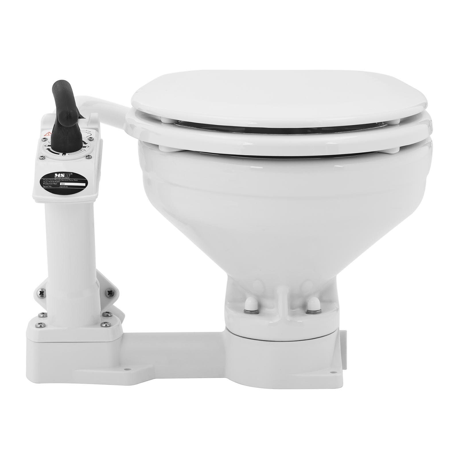 MSW Campingtoilette Bootstoilette Toilette Boot Boots WC Handpumpe Einbautoilette