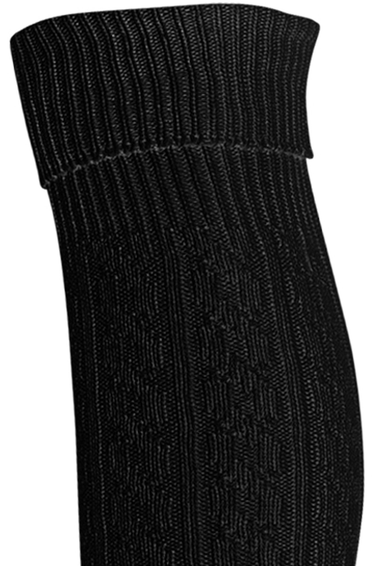 Vincent Creation® Kniestrümpfe mit Zopfmuster und Umschlagbund