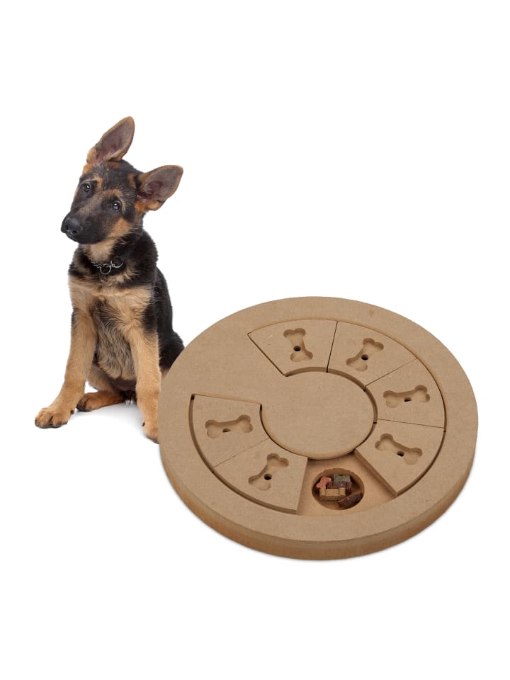 relaxdays Hunde-Intelligenzspielzeug in Natur günstig kaufen onesize