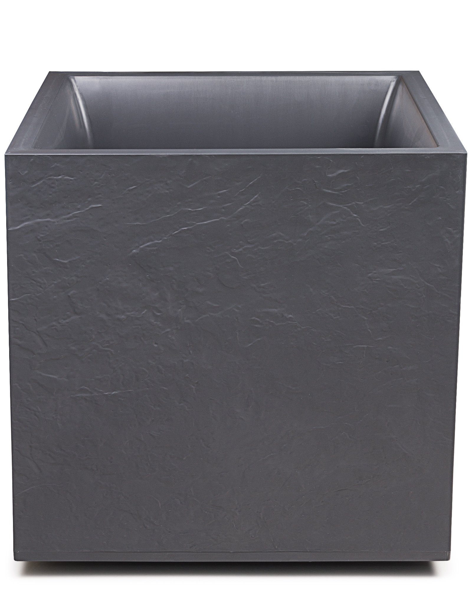 ONDIS24 Blumenkasten Ondis24 Pflanzkübel Vulkan Pierre 50, 50x50x50 cm, in Vulkanstein/Basalt-Optik mit Wasserspeicher