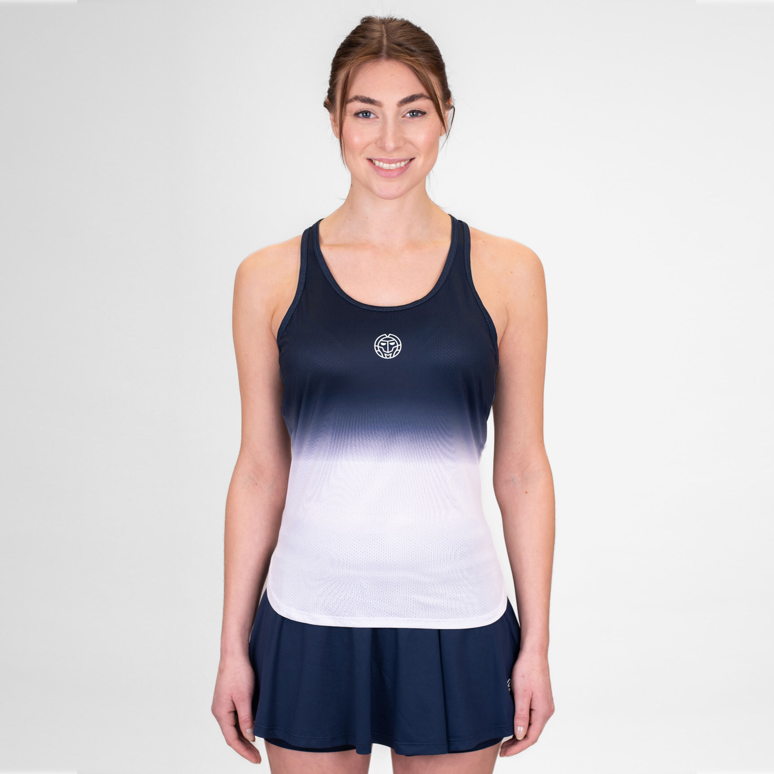 Crew Gradiant Tank-Top Damen - Dunkelblau, Weiß
