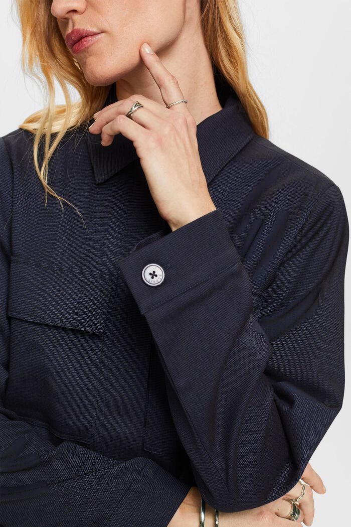 Jacke in Boxy-Silhouette
