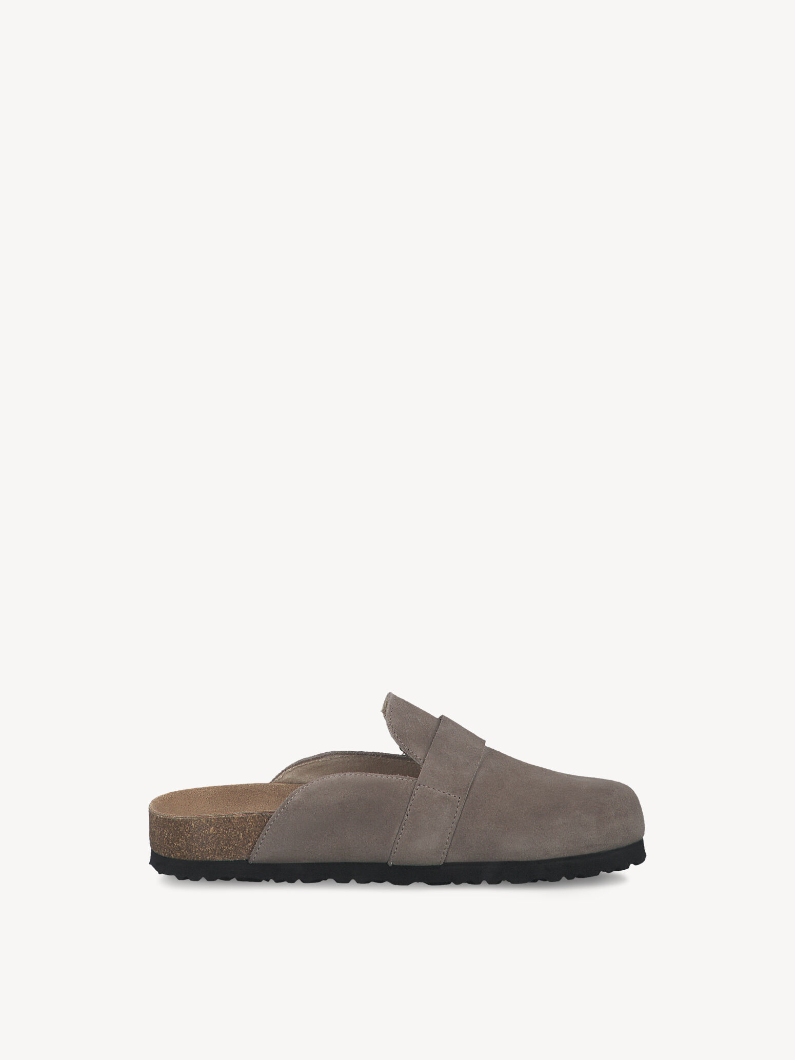 Mule en cuir - beige