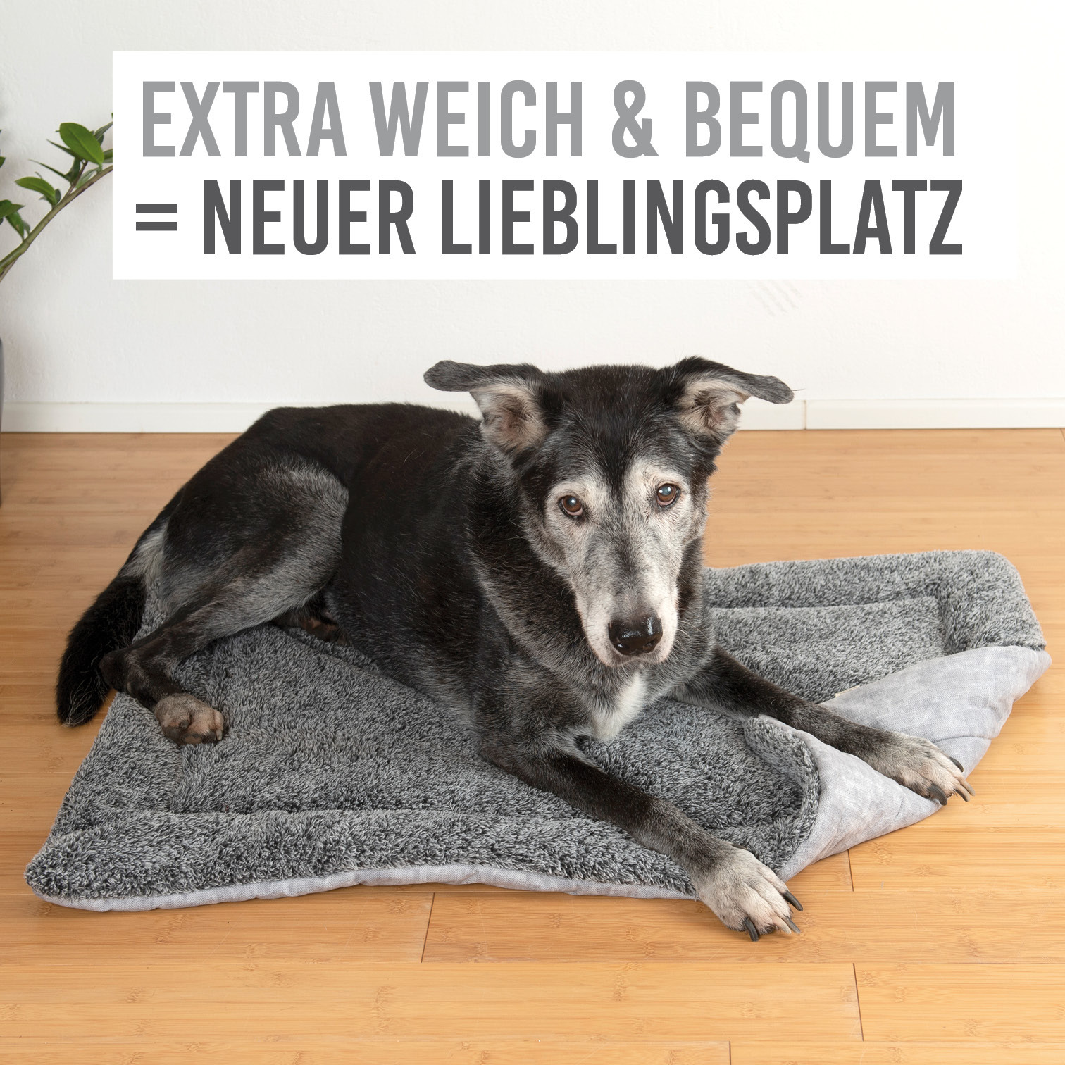 KaraLuna Hundematten KaraLuna Liegematte grau L