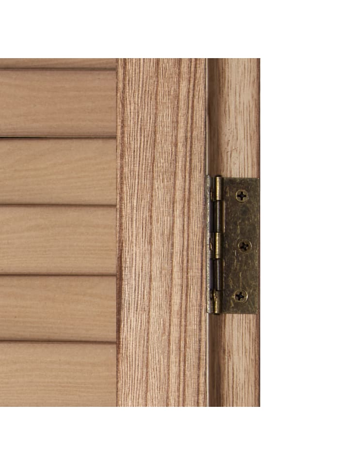 Homestyle4u 3-tlg. Paravent in Braun 120x170 günstig kaufen onesize