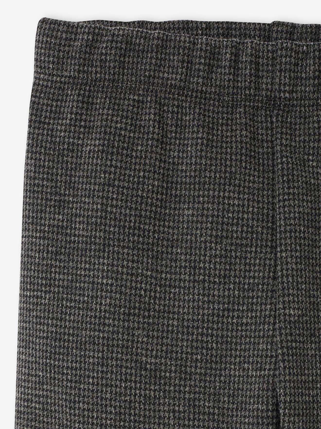 Vertbaudet Mädchen Leggings - grau kariert