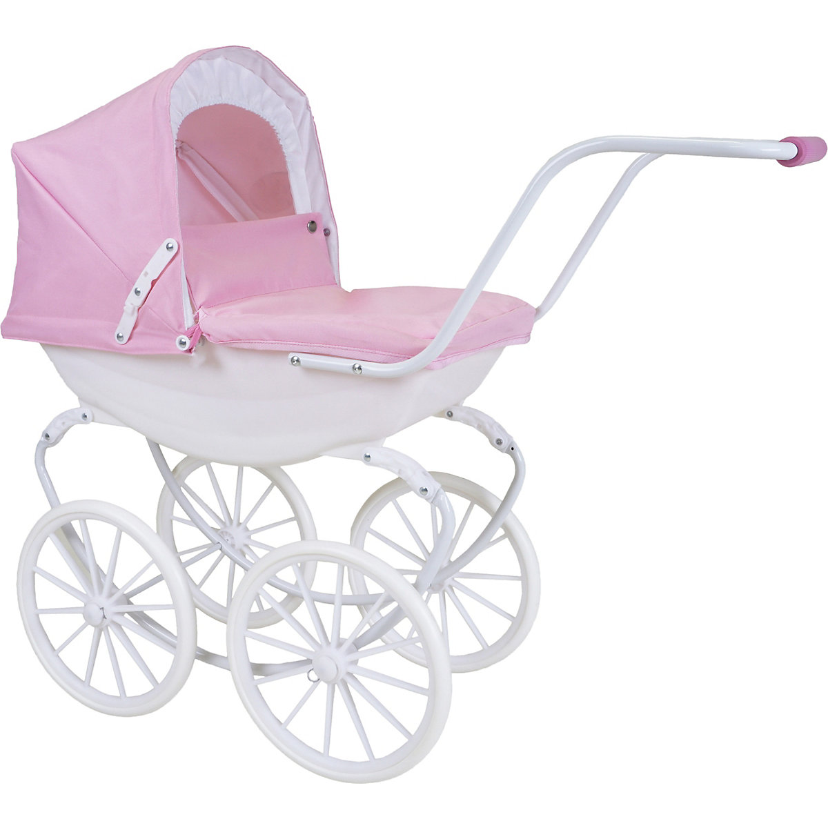 Puppenwagen Classic pram - rose/white/princess
