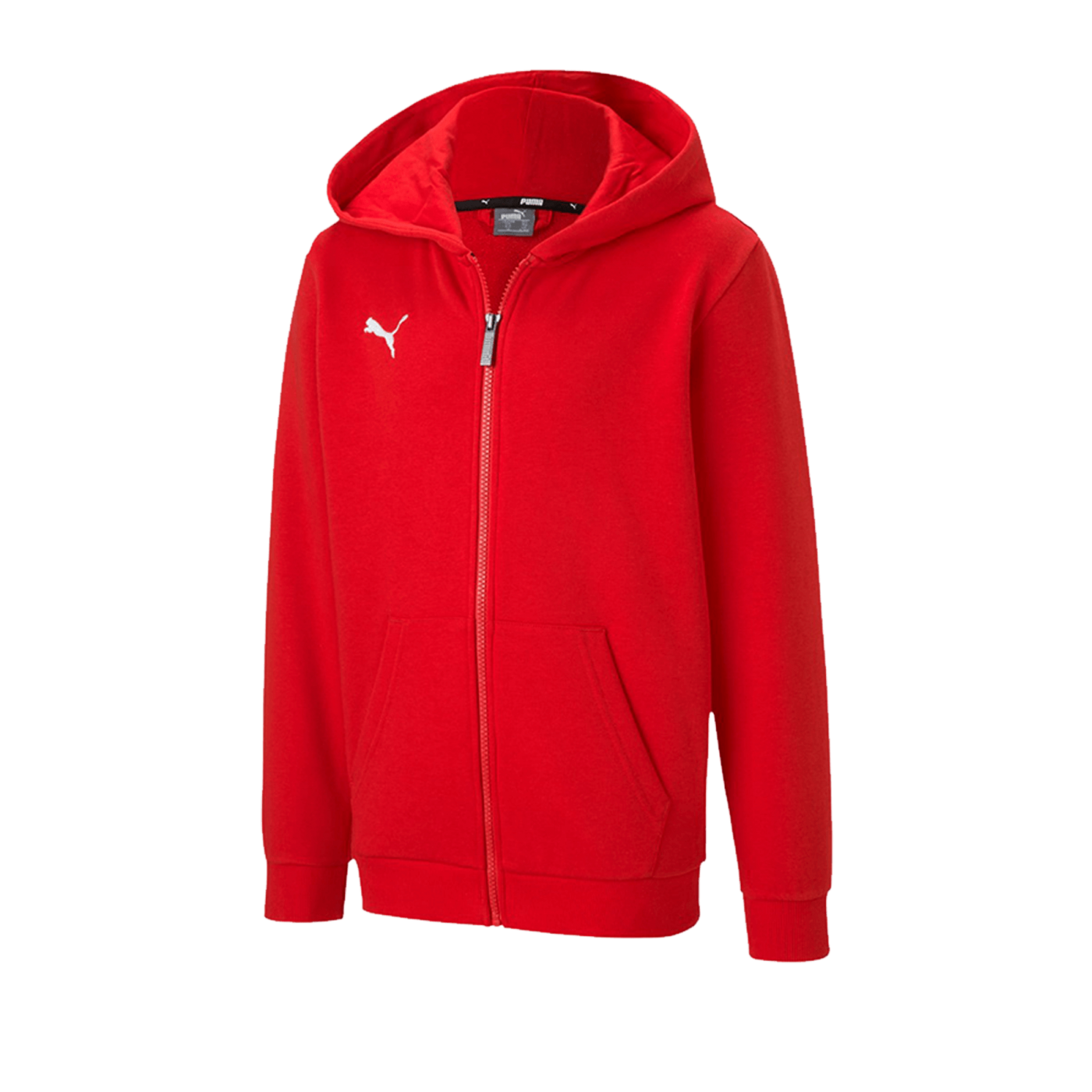 PUMA teamGOAL 23 Casuals Kapuzenjacke Kids Rot F01
