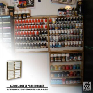 Hobbyzone: Hängeregal für Farben (Durchmesser 26 mm)