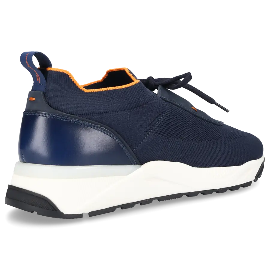Santoni - Sneaker low Slip-ons MBIO21 Textil - blau