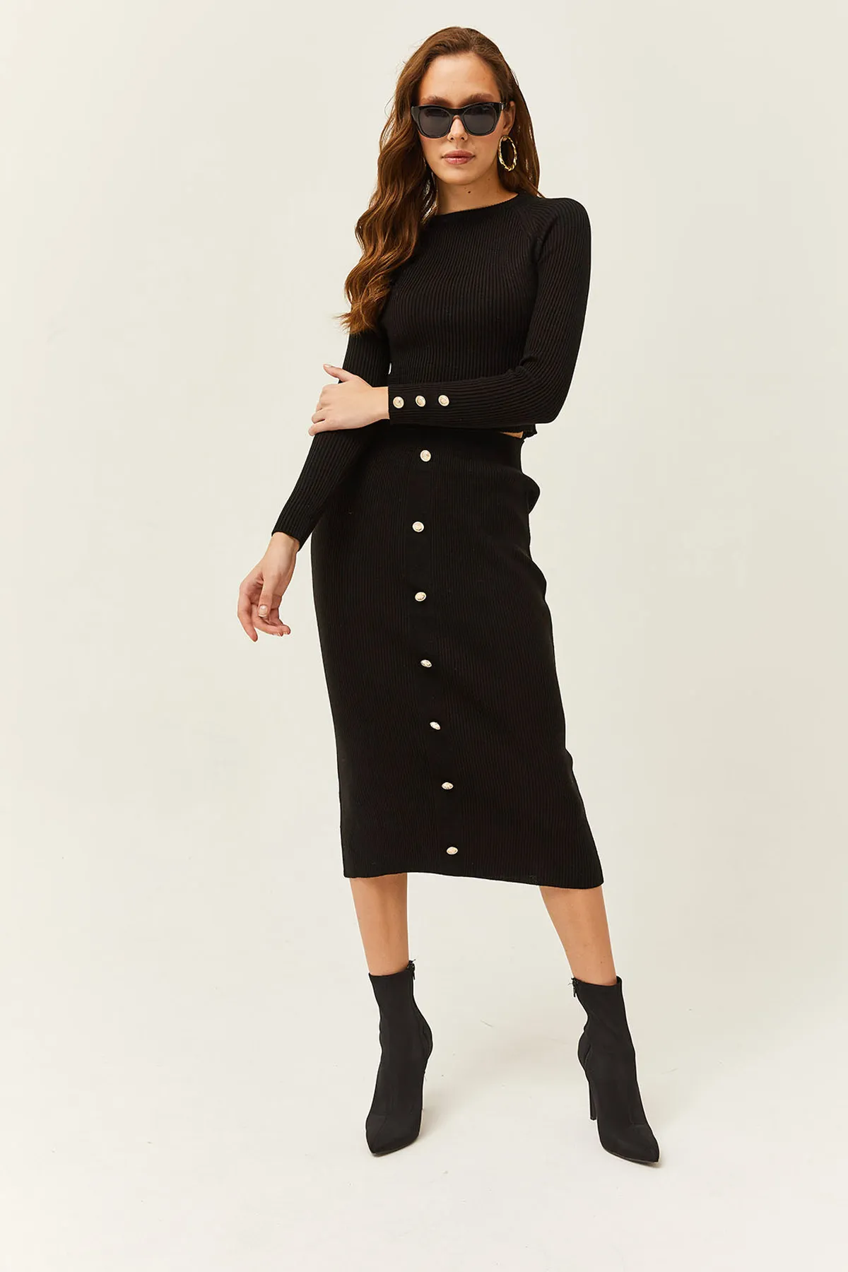 Olalook  Zweiteiler - Schwarz - Regular Fit