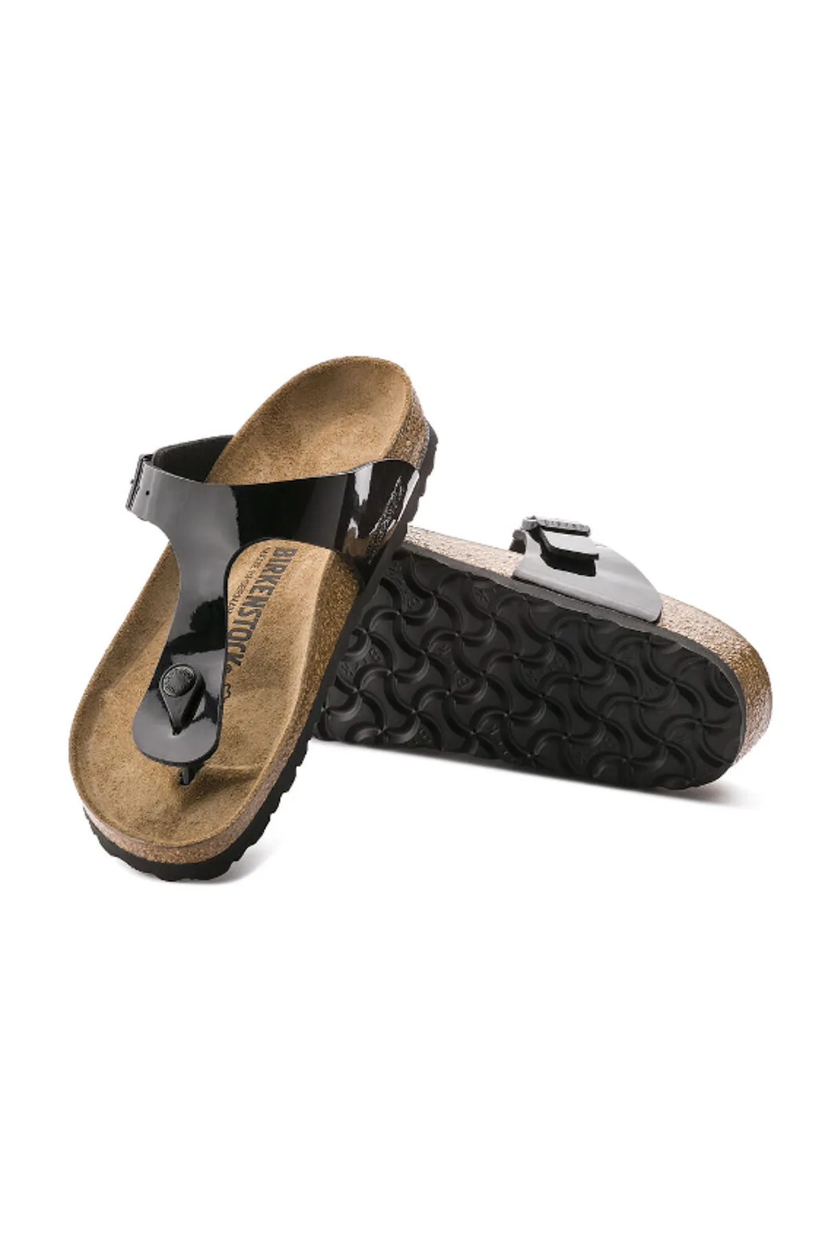 Birkenstock  Pantolette - Schwarz - Flacher Absatz