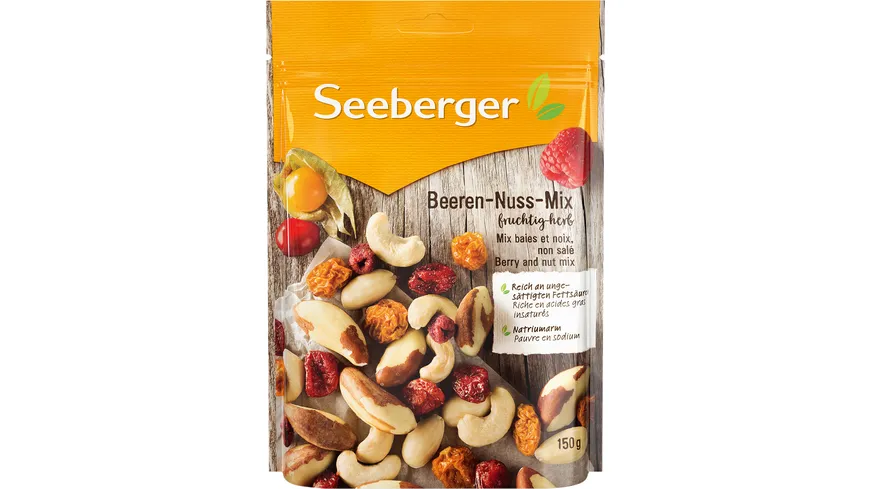 Seeberger Beeren-Nuss-Mix fruchtig-herb 150 g