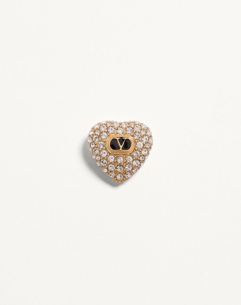 Coeur Royal øreringe i metal, emalje og Swarovski® krystaller