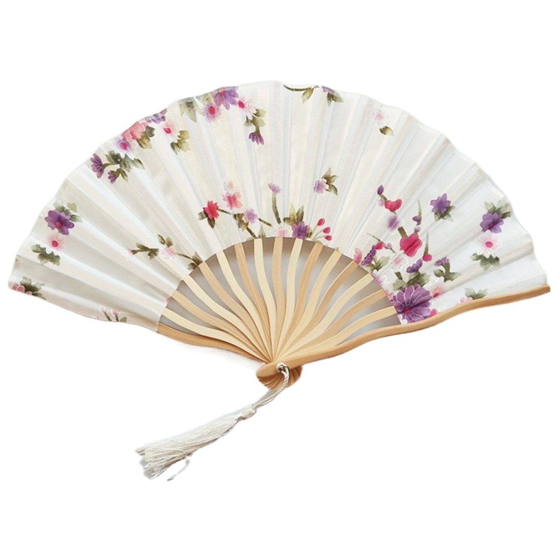 DÖRÖY Handfächer Tragbarer Handfächer, Kirschblüten-Faltfächer, dekorativer Faltfächer