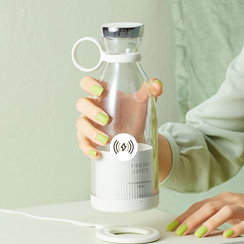 iceagle Smoothie-Maker 350ml Mini-Mixer, frischer Saft, kleiner Mixer mit USBSmoothie-Mixer, 20000r/min, 304 sus, leicht zu tragen, Anti-False-Touch