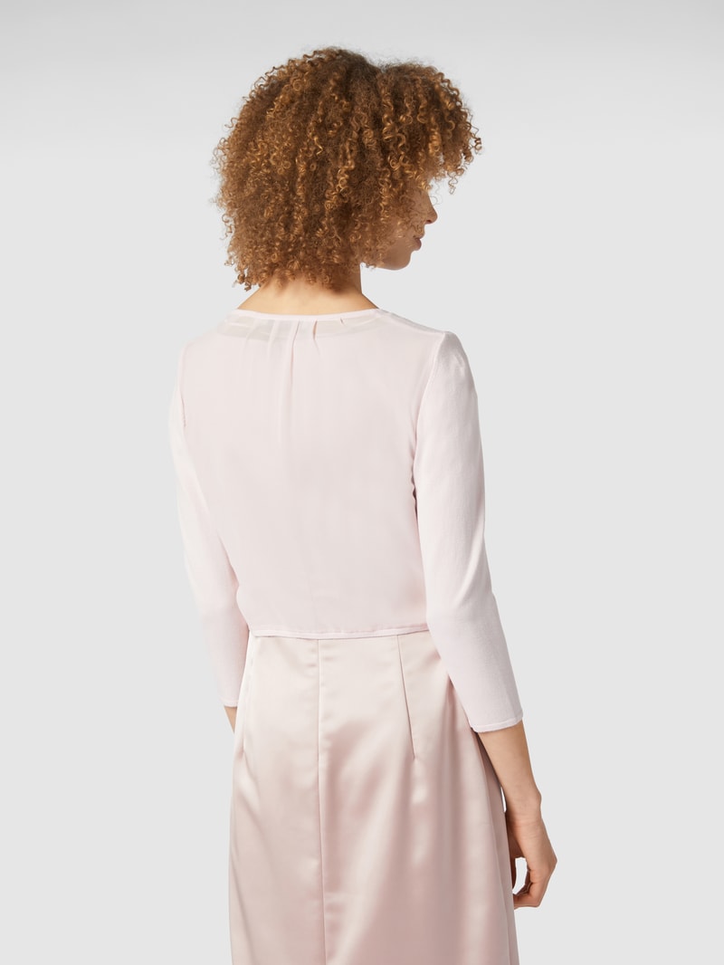 Bolero mit Rückseite aus Chiffon in rosa