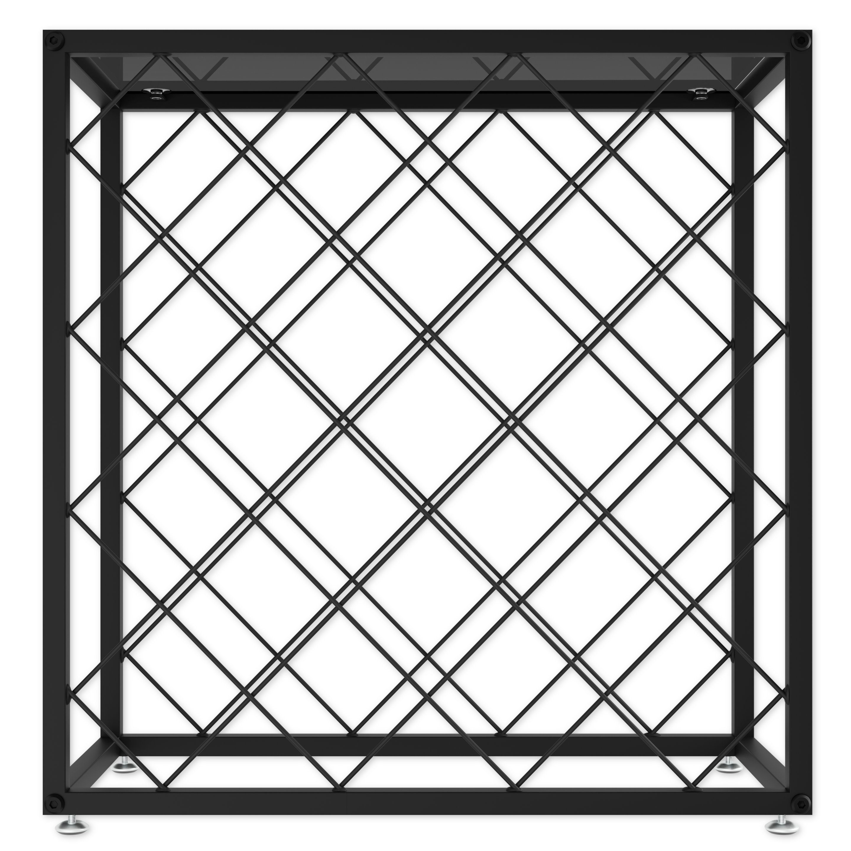 Lenmar Weinregal Weinregal aus Metall,Flaschenregal, Regale, Flaschenhalter LOFT 1-25