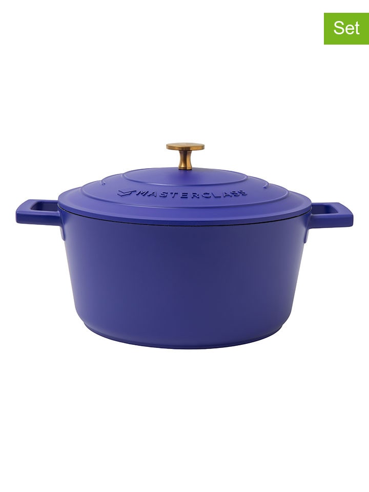 MasterClass 2tlg. Set: Bräter in Blau - Ø 24 cm günstig kaufen onesize
