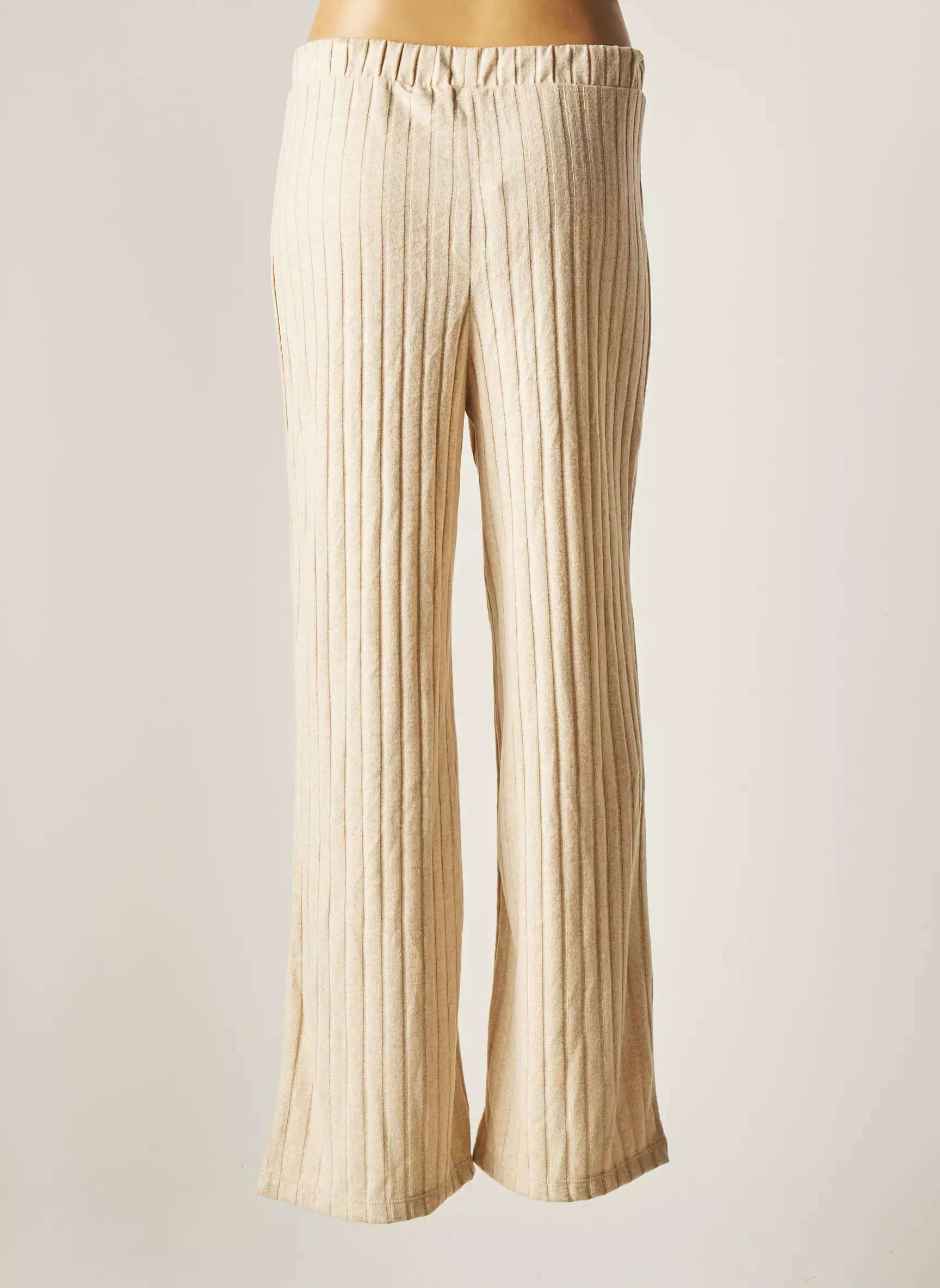 Vero Moda Pantalons Larges Femme couleur beige