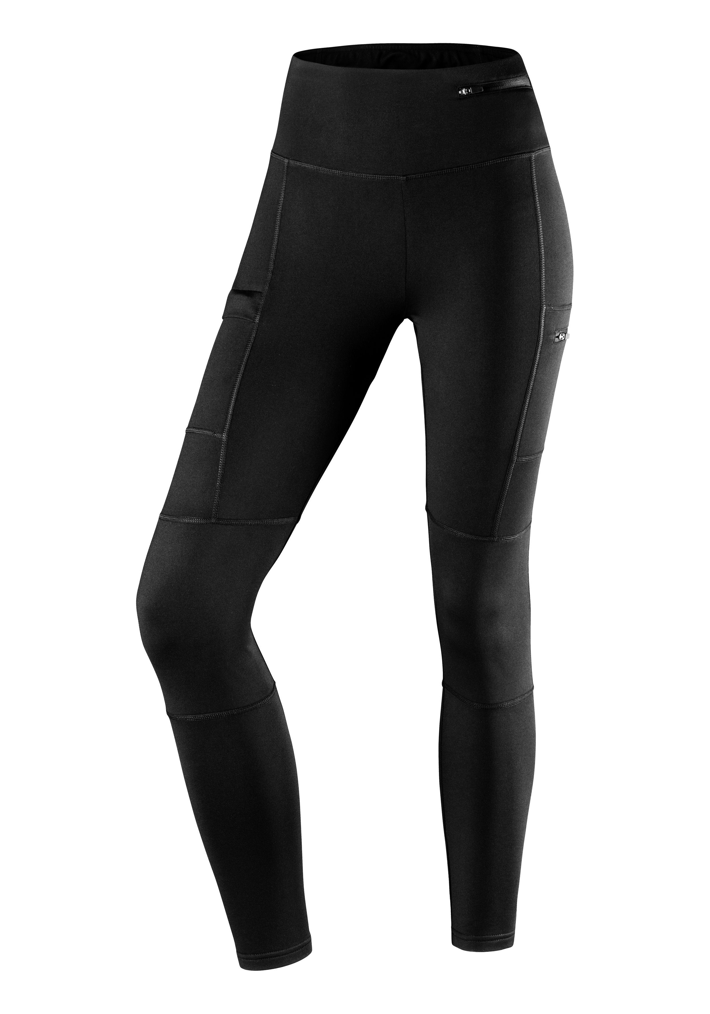 LASCANA ACTIVE Funktionsleggings ; Thermo-Trekkinghose mit Reißverschlusstaschen