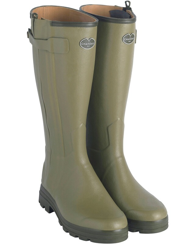 Le Chameau Gummistiefel Chasseur Cuir