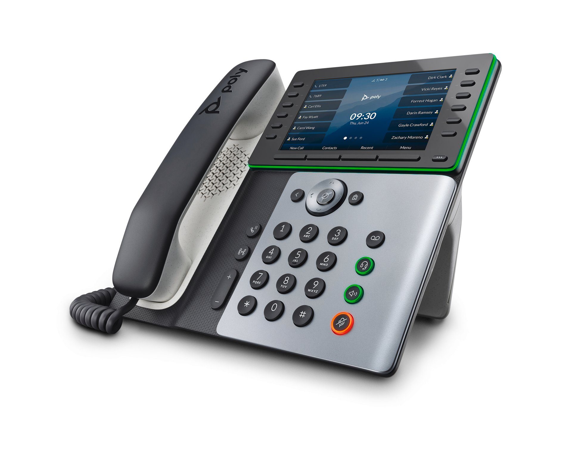 Poly Edge E500 Kabelgebundenes Telefon (LAN (Ethernet), IP Tischtelefon)