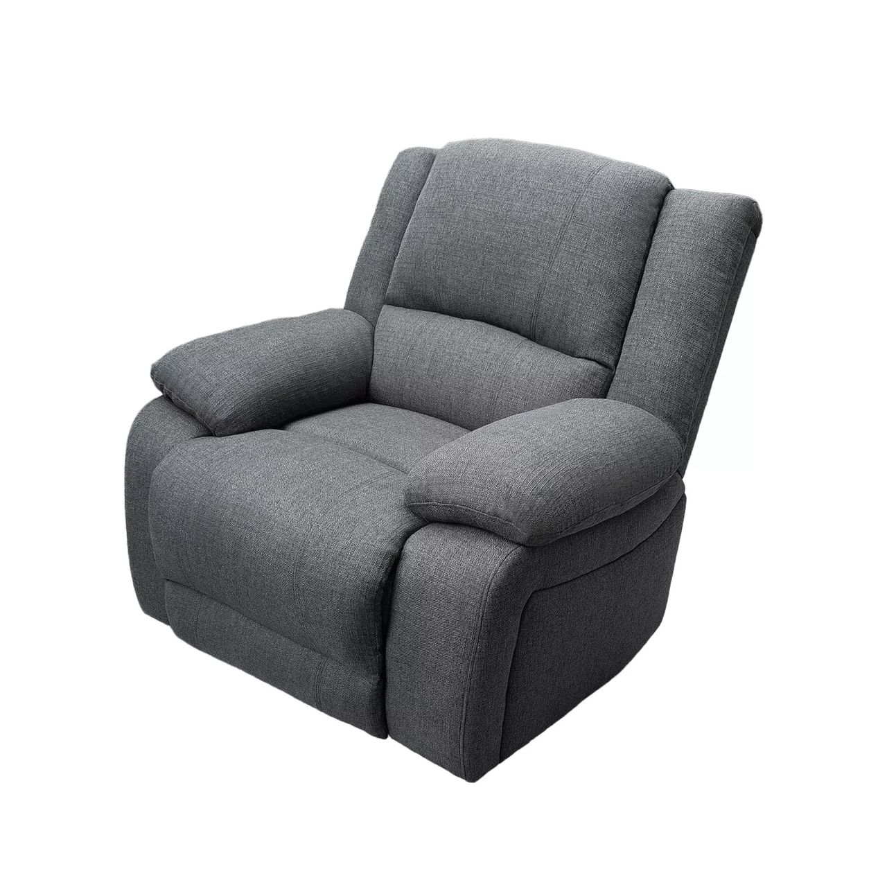 Happy Home Happy Home XXL-Relaxsessel mit verstellbarer Rückenlehne HSP93-GRA grau