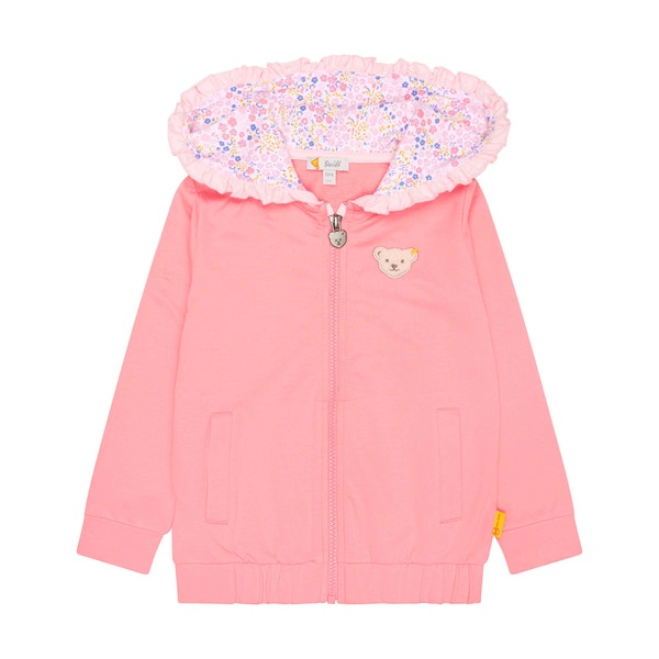 Sweatjacke, rosa für Mädchen