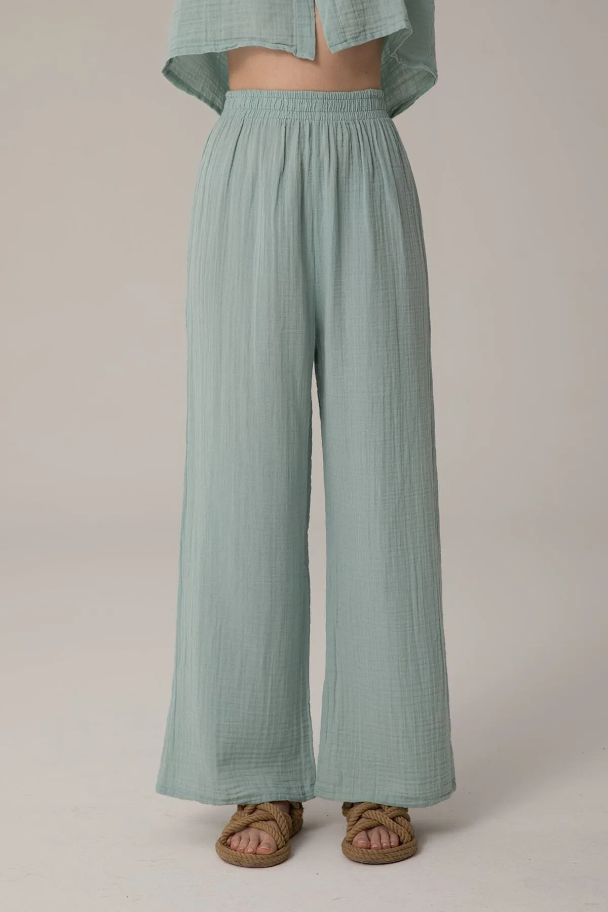 SHEISMONO  Hose - Grün - Loose