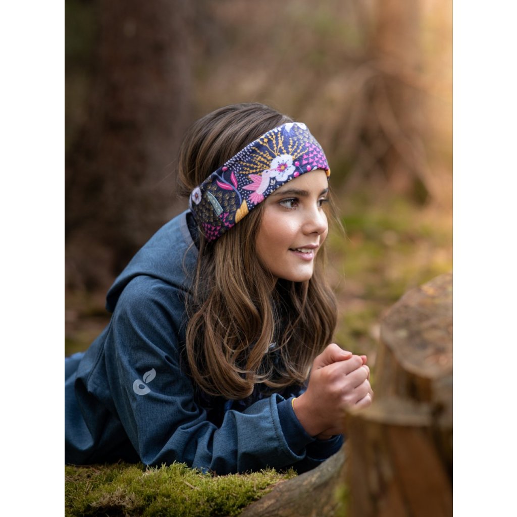 Unuo Fleece-Stirnband für Kinder Elise Kolibri