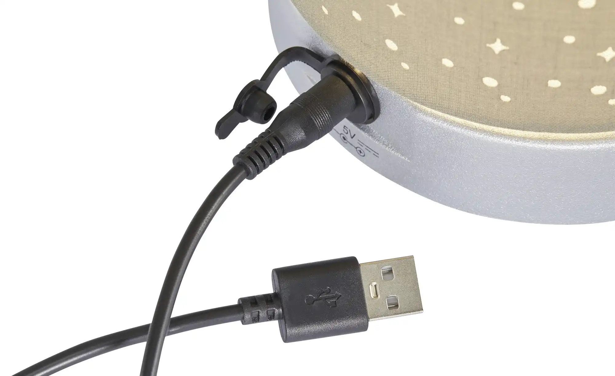Akku LED-Tischleuchte taupe