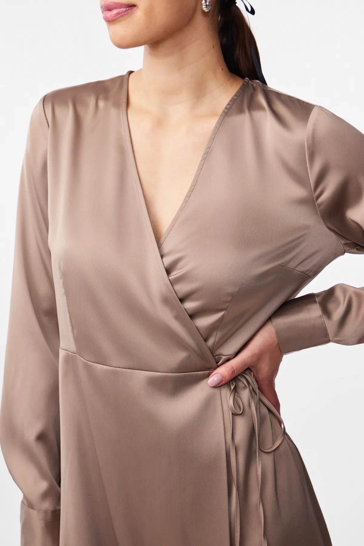 Y.A.S.  Kleid - Braun - A-Linie